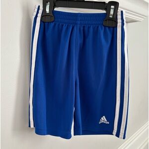 Adidas Blue with White Stripping Shorts- size 6